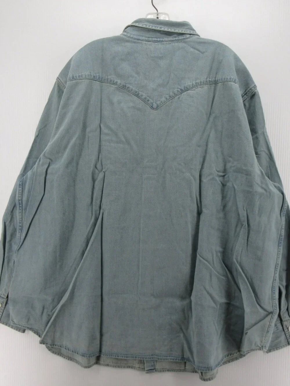 Levis Shirt XXXL Western Pearl Snap Denim Cowboy Rodeo Flap Pockets NEW
